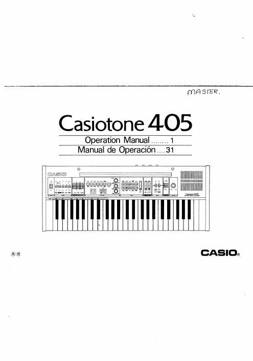 casio casiotone ct 405 owner manual