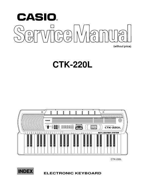 casio ctk 220l service manual