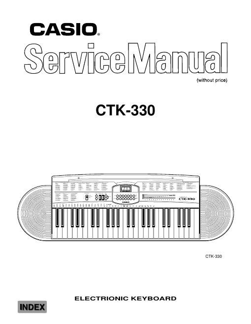 casio ctk 330 service manual