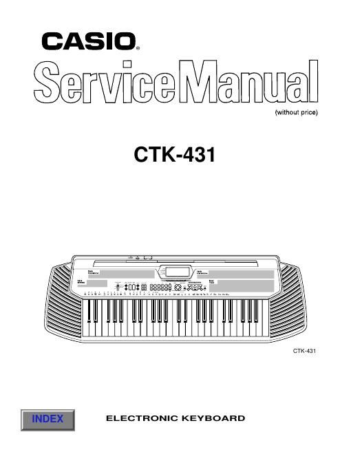 casio ctk 431 service manual