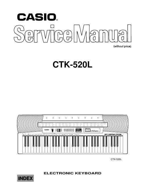 casio ctk 520l service manual