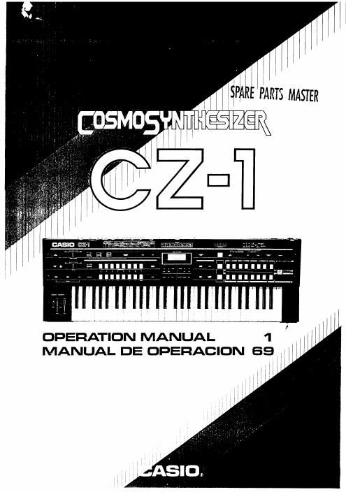 casio cz 1 owner manual