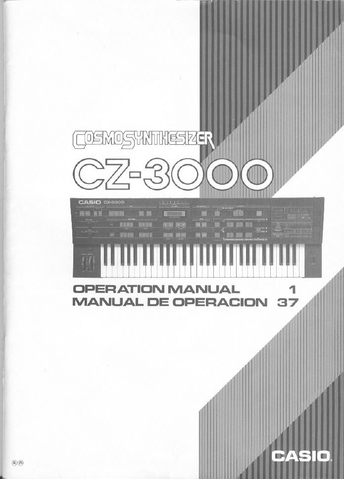 casio cz 3000 owners manual