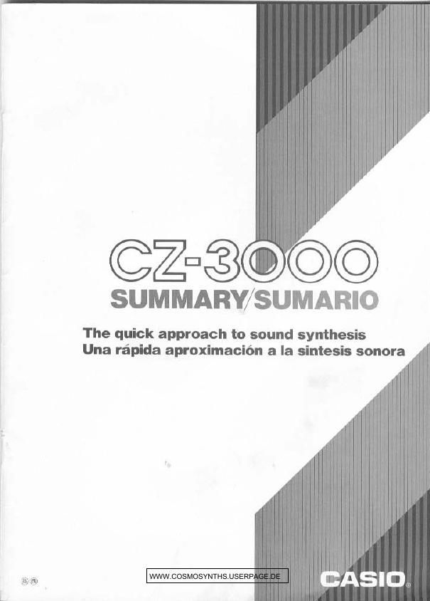 casio cz 3000 summary