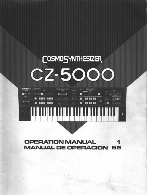 casio cz 5000 owners manual