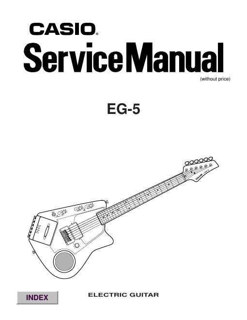 casio eg 5 guitar service manual