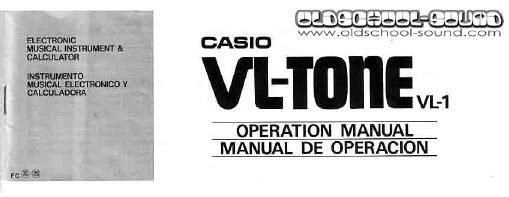 casio vl 1 operation manual