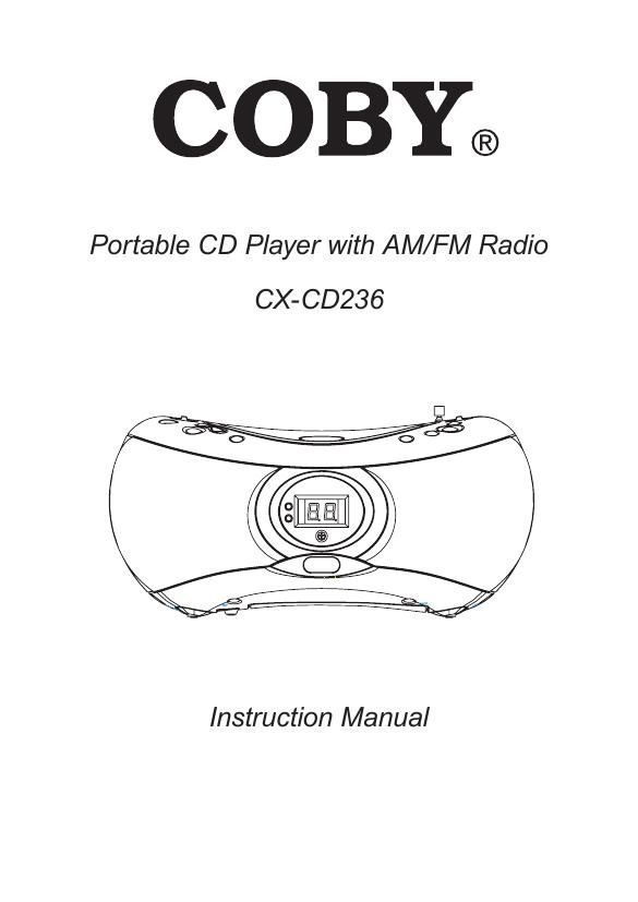 coby cxcd 236 owners manual