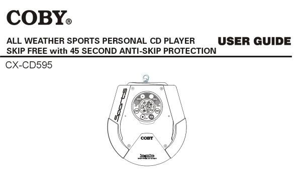 coby cxcd 595 owners manual
