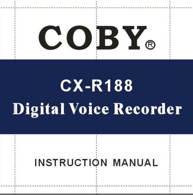 coby cxr 188 owners manual