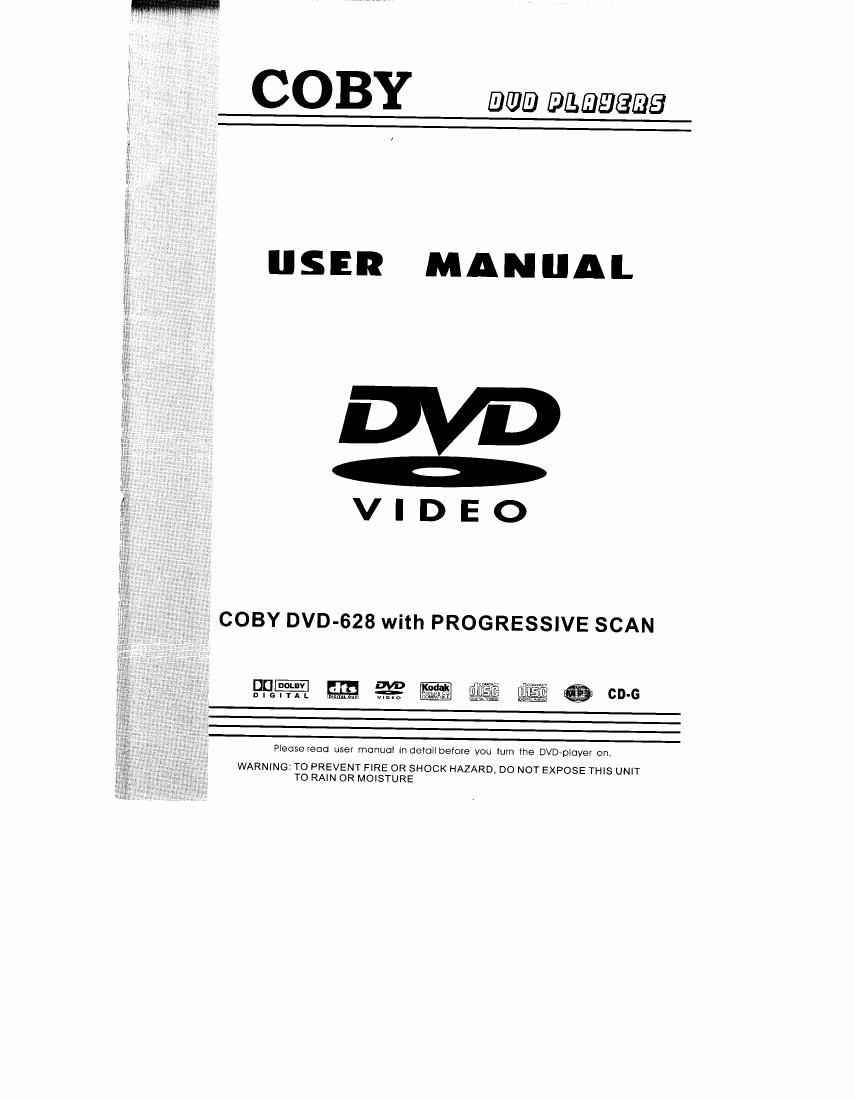 coby dvd 628 owners manual