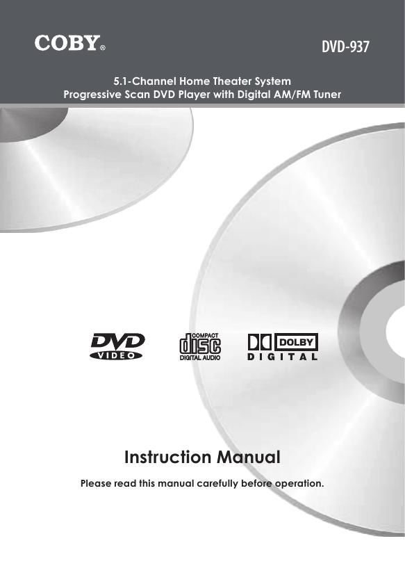 coby dvd 937 owners manual
