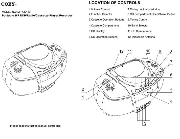 coby mpcd 450 owners manual