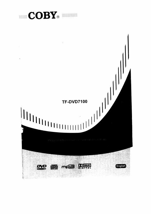 coby tfdvd 7100 owners manual