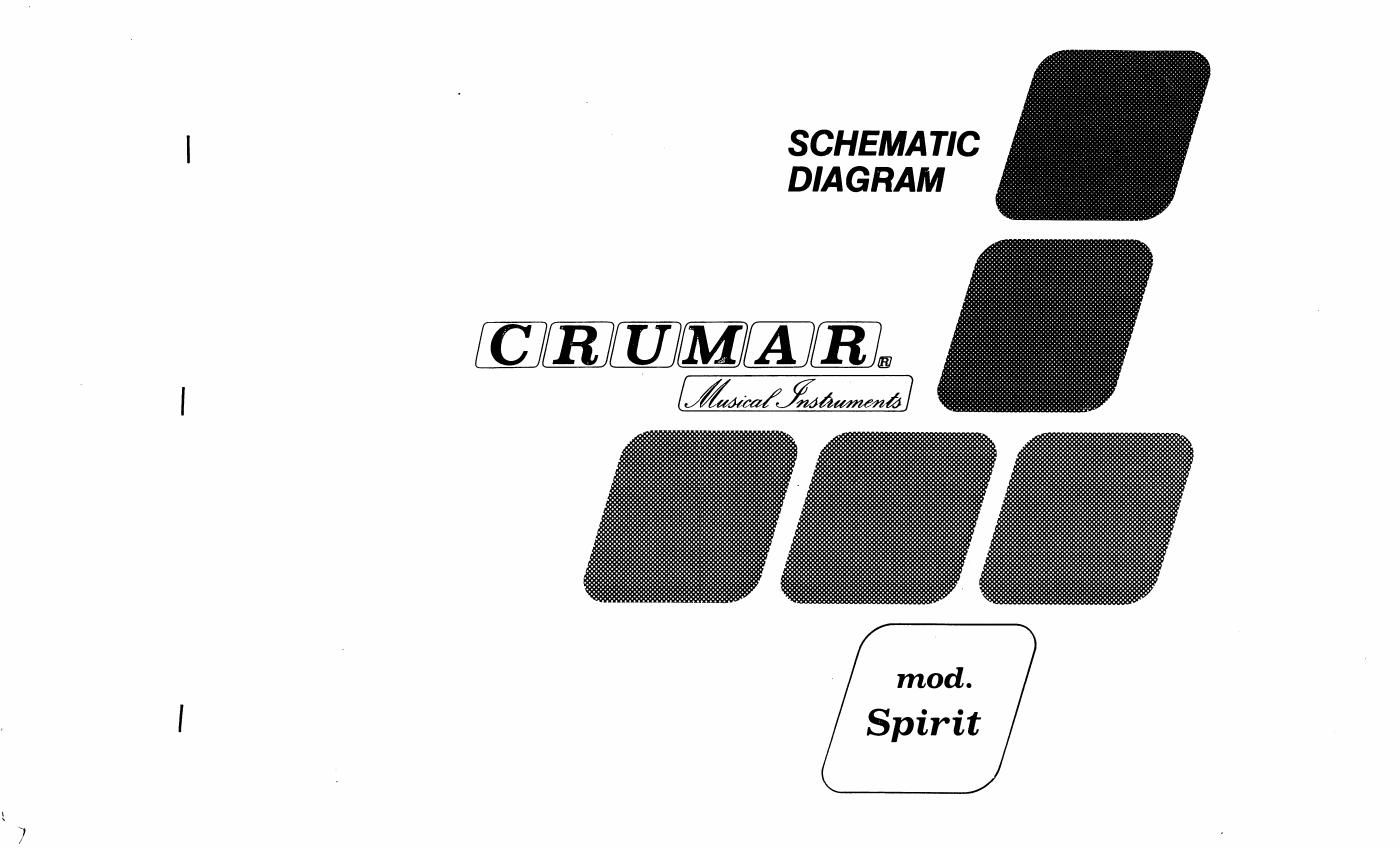 crumar spirit service manual