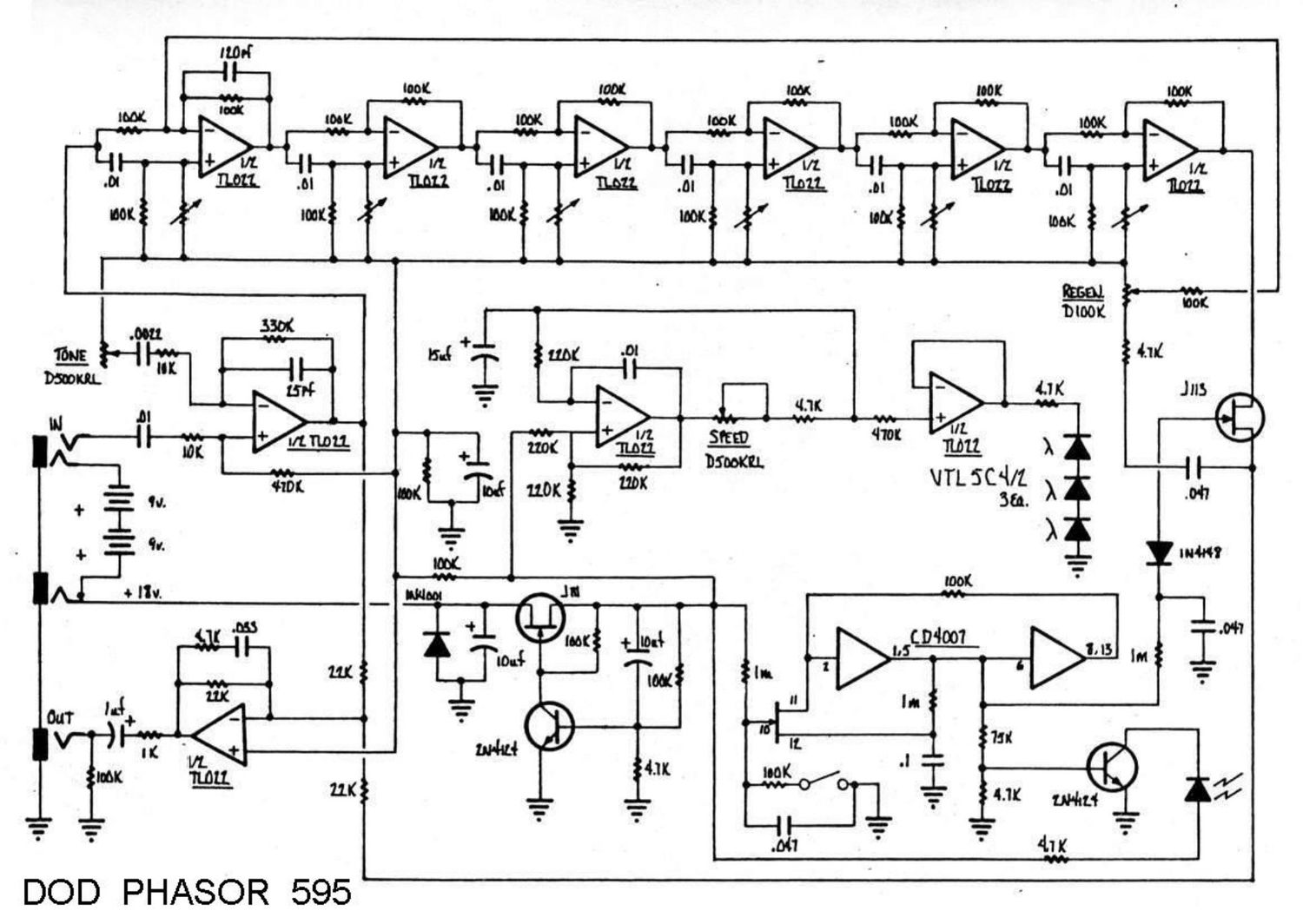 dod 595 phasor schematic