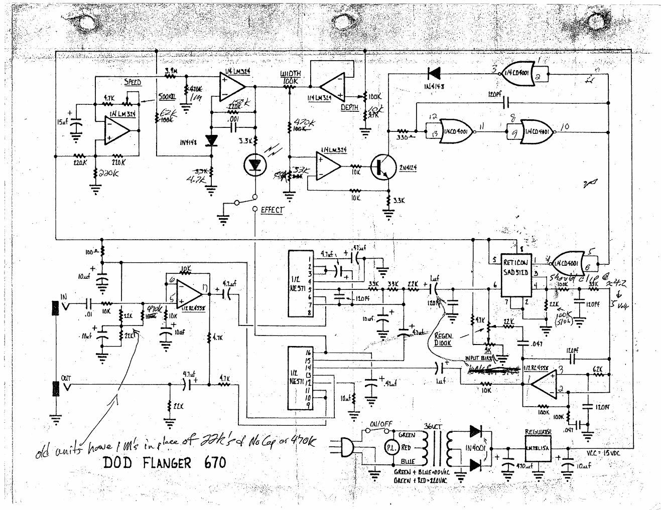 dod 670 flanger schematic