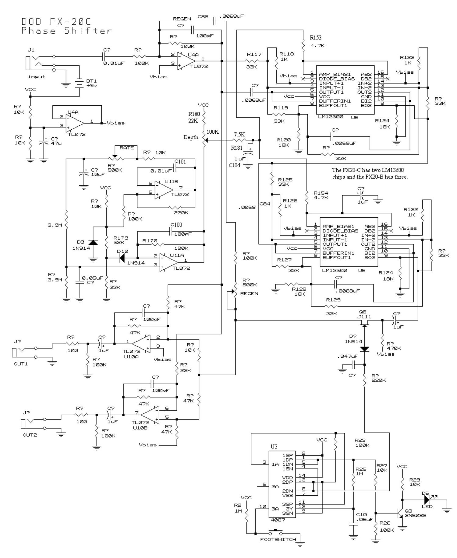 dod fx 20c schematic