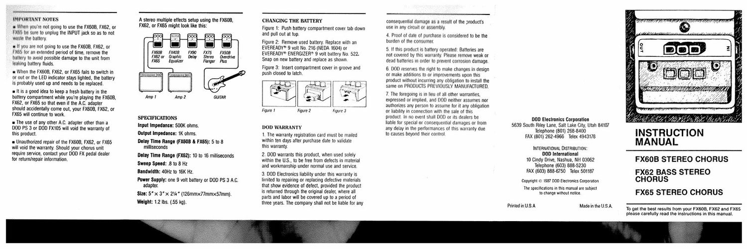 dod fx 65 instruction manual