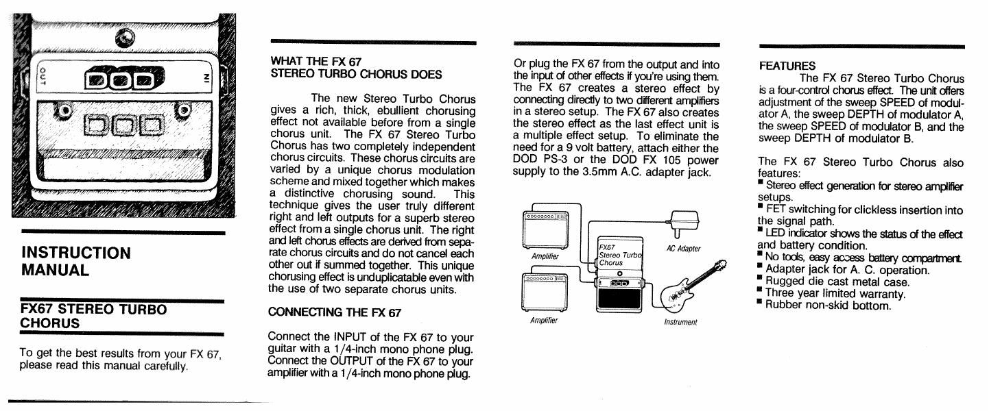 dod fx 67 instruction manual