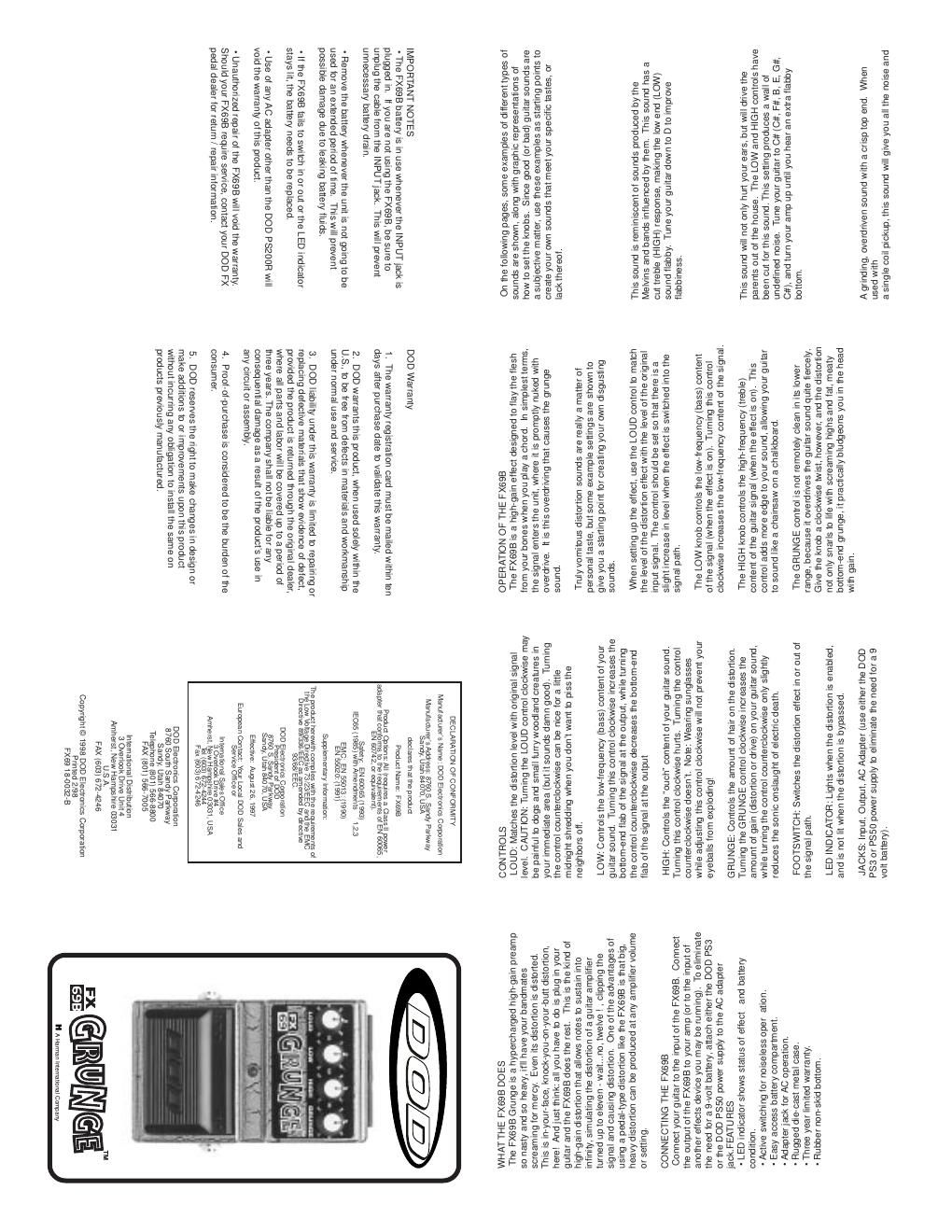 dod fx 69 instruction manual