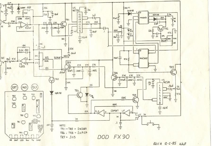 dod fx 90 schematic