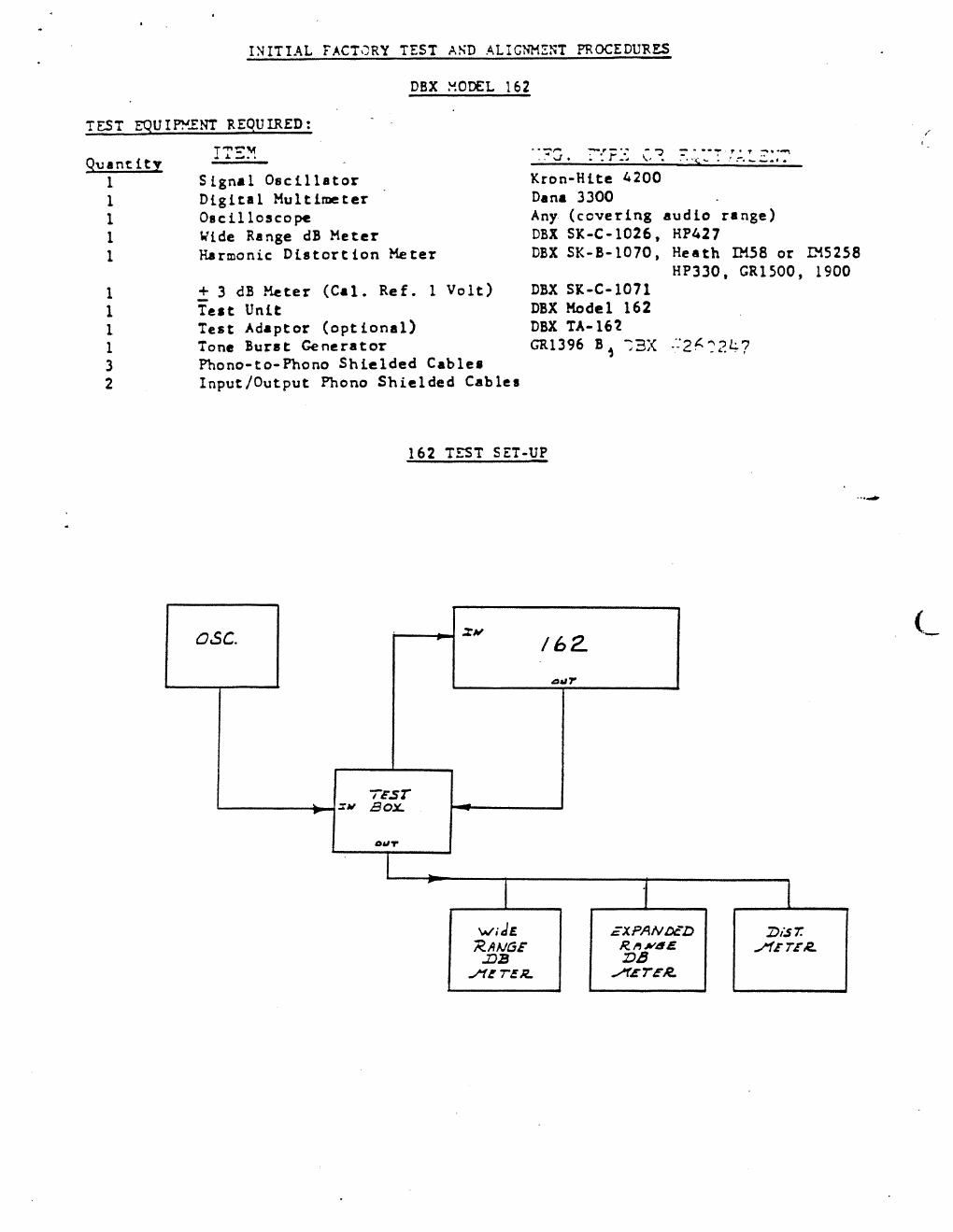 dbx 162 compr limit