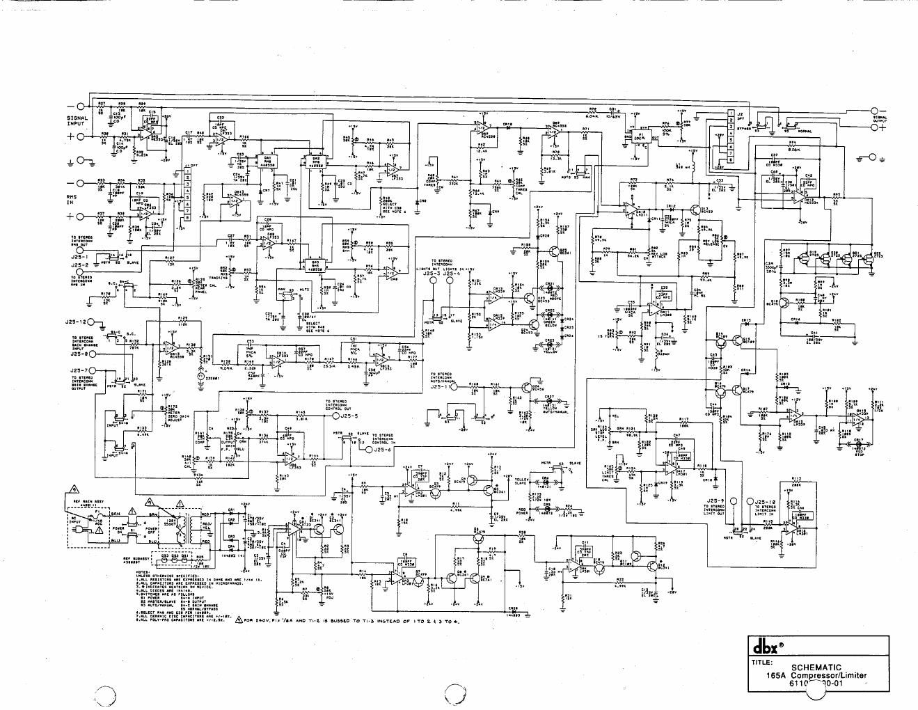 dbx 165a compr limit schematic