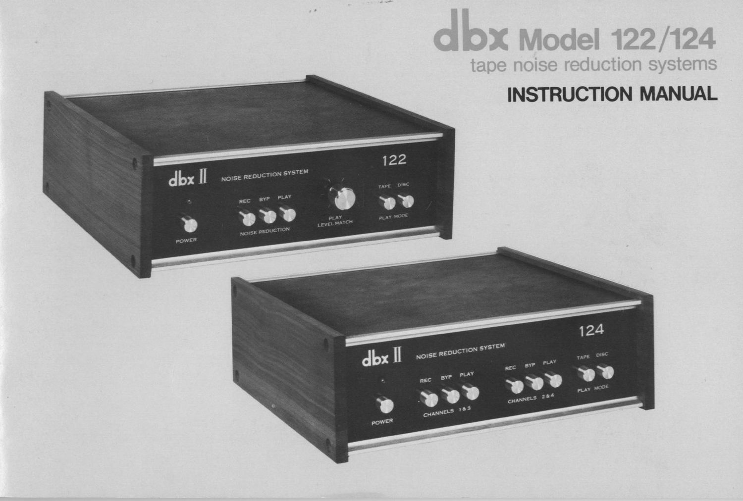 dbx 122 owners manual