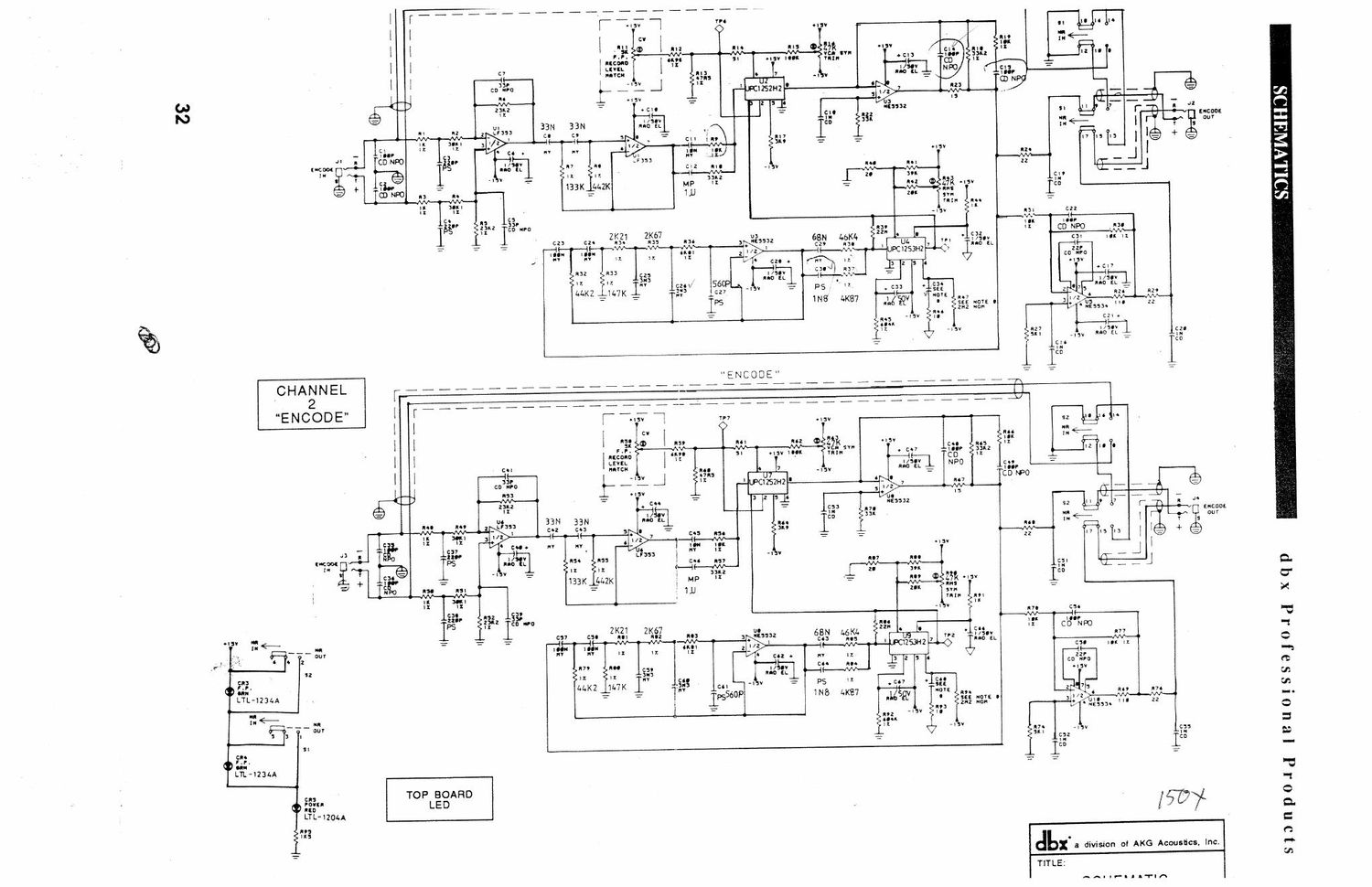 dbx 150x schematic