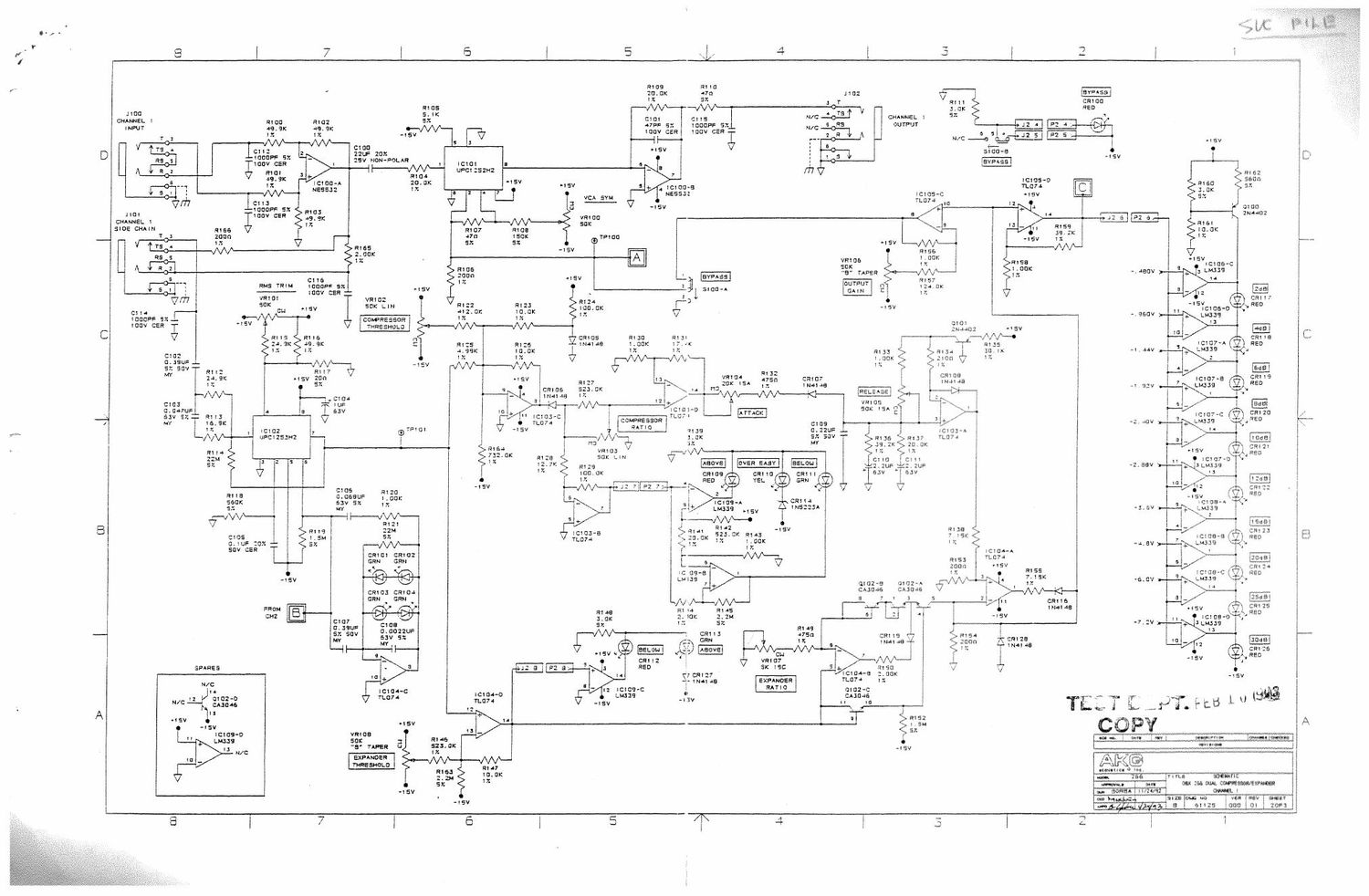 dbx 266 d schematic