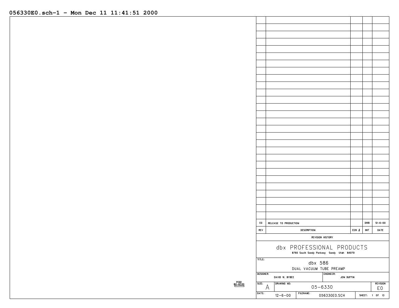 dbx 586 h schematic