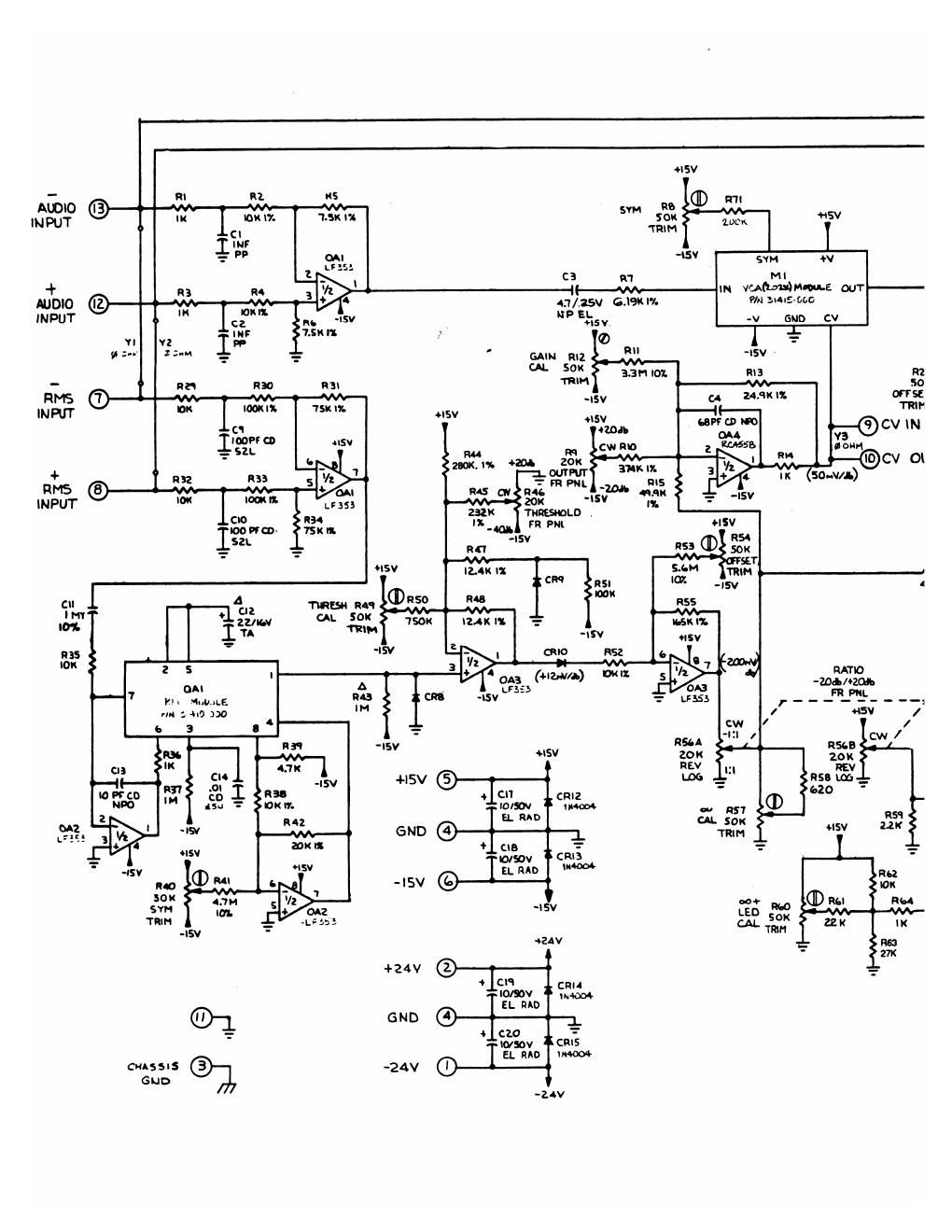 dbx 903 de esser schematic