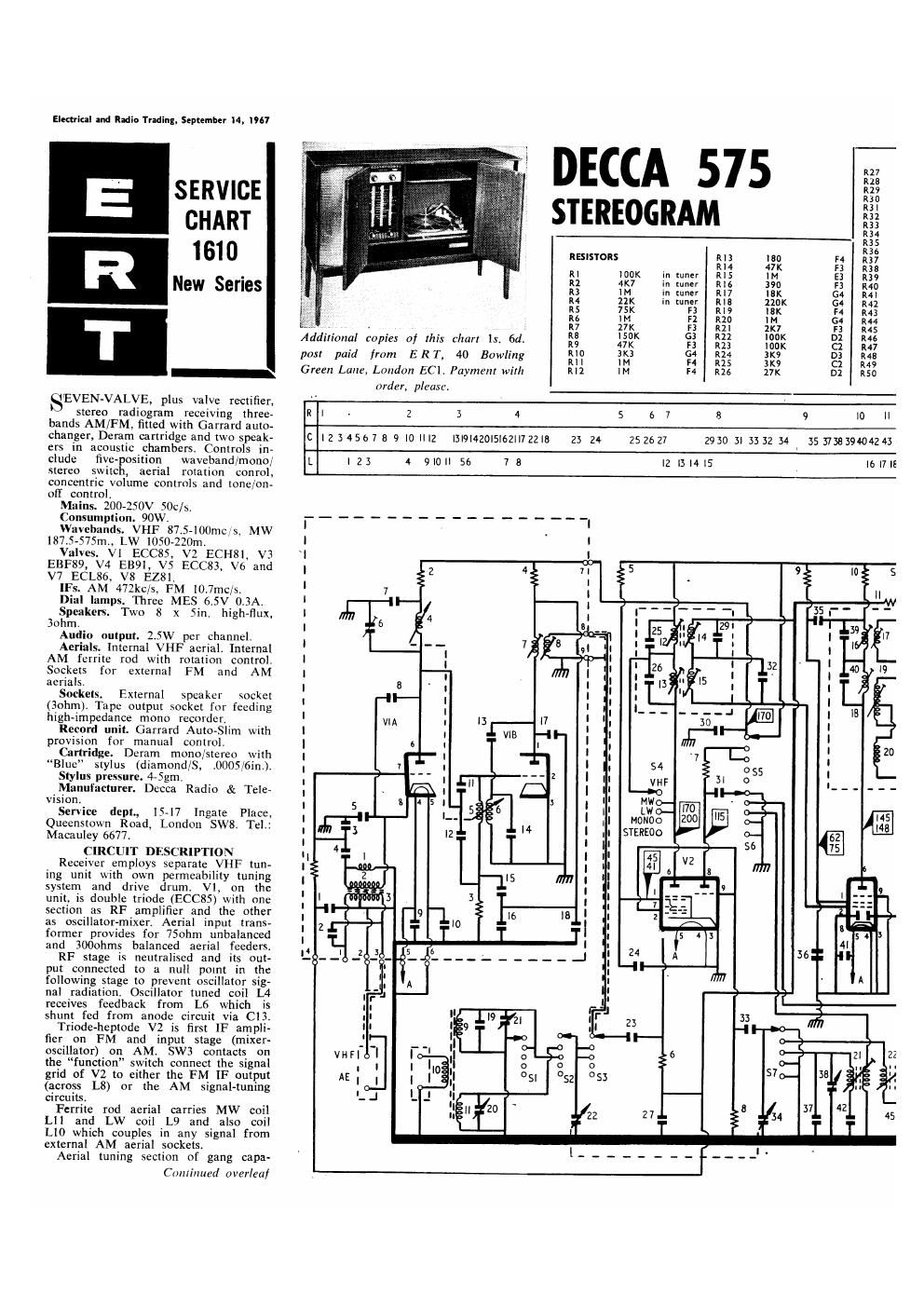 decca 575 service manual