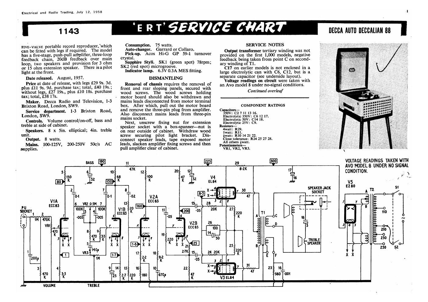 decca deccalain auto 88 service manual