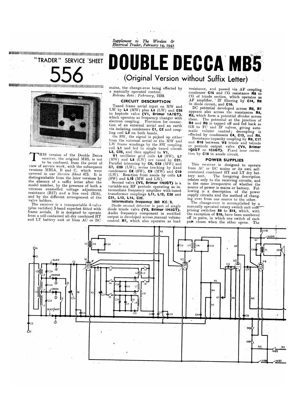 decca mb 5 service manual