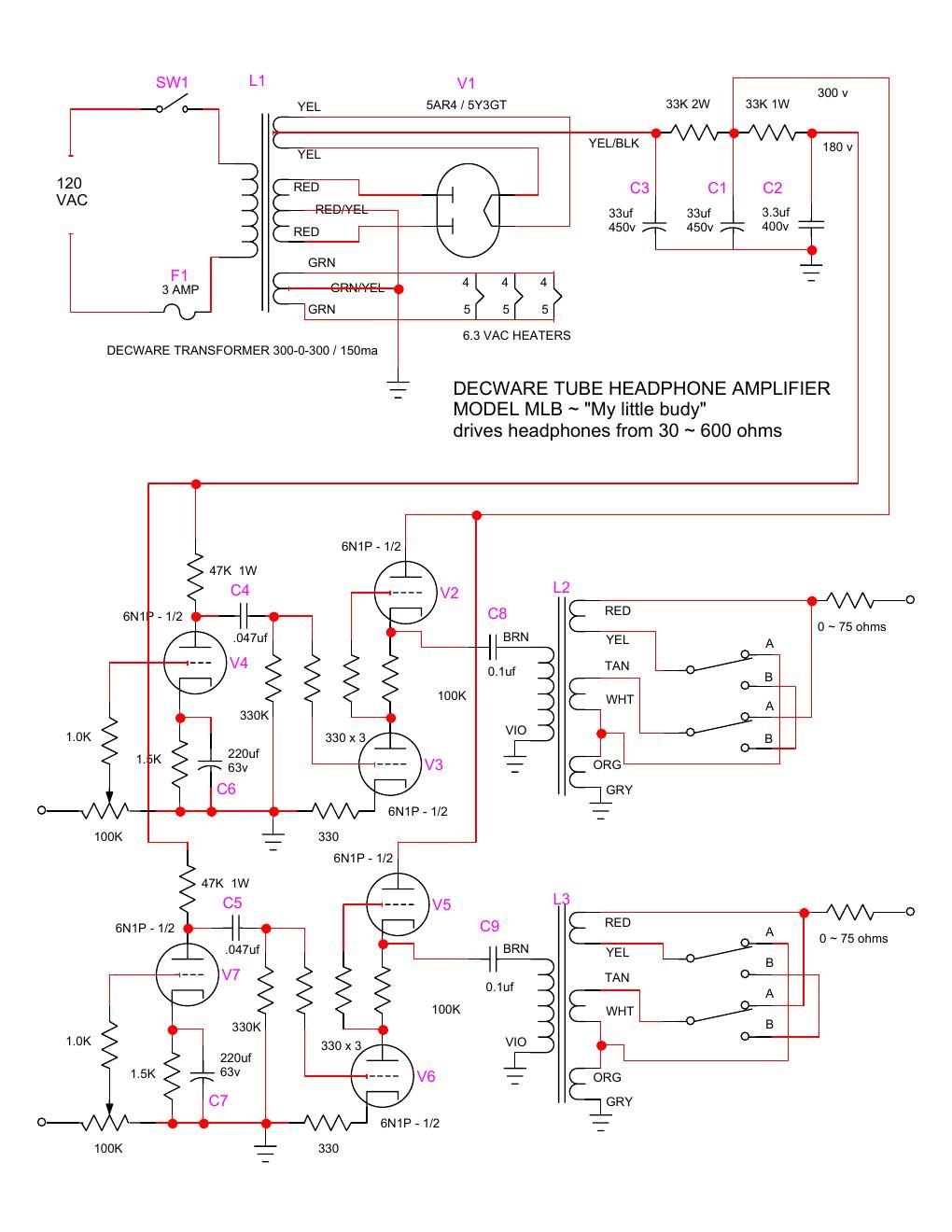 decware mlb schematic