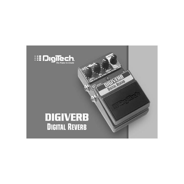 digitech digiverb user manual