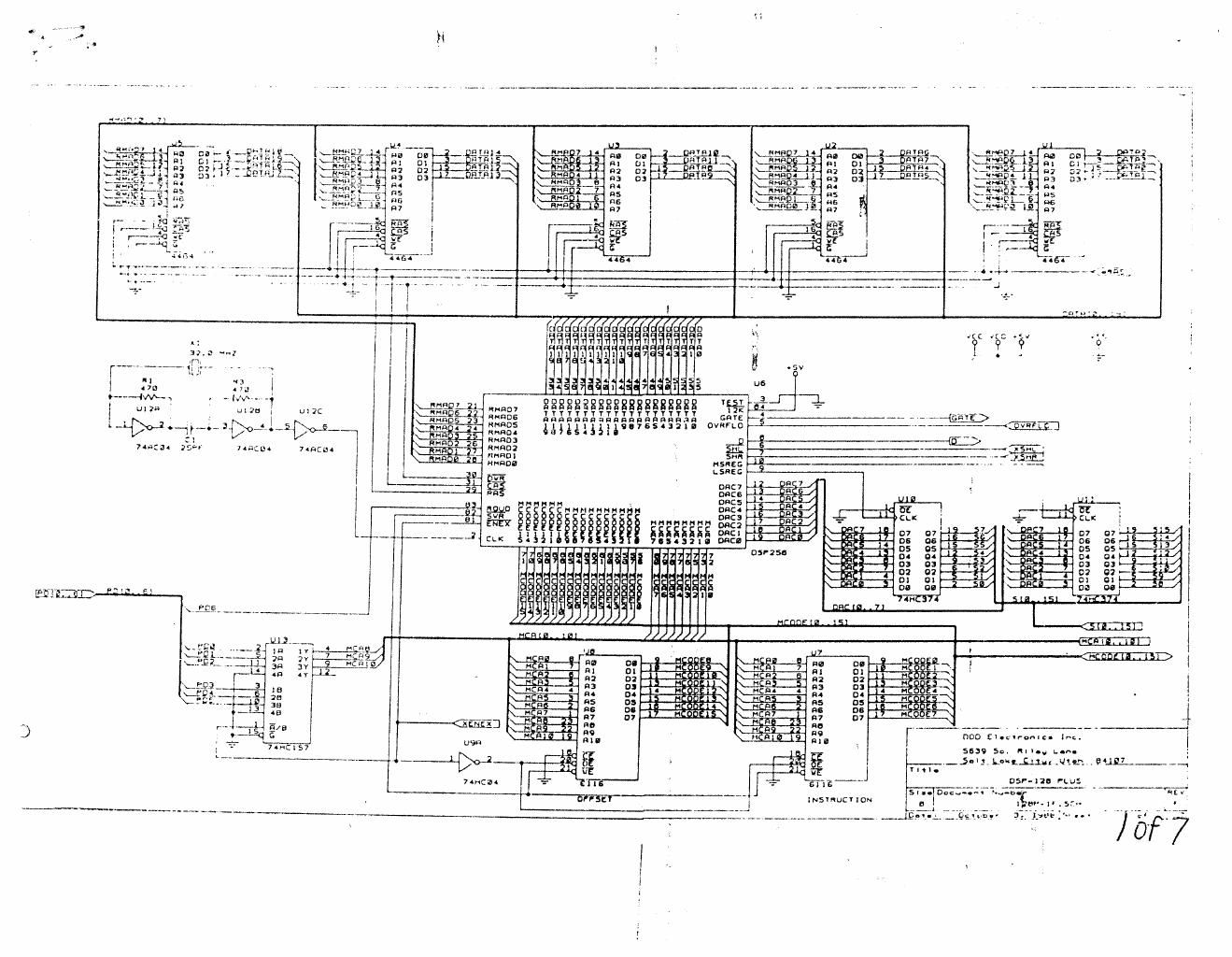 digitech dsp 128 plus schematics