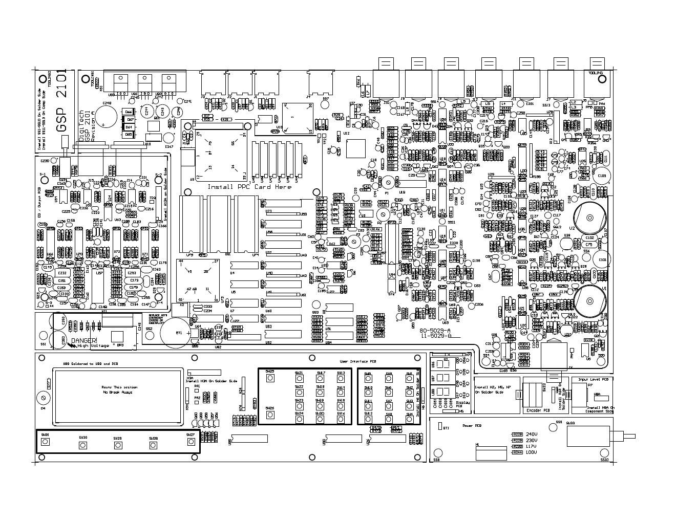 digitech gsp 2101 layout