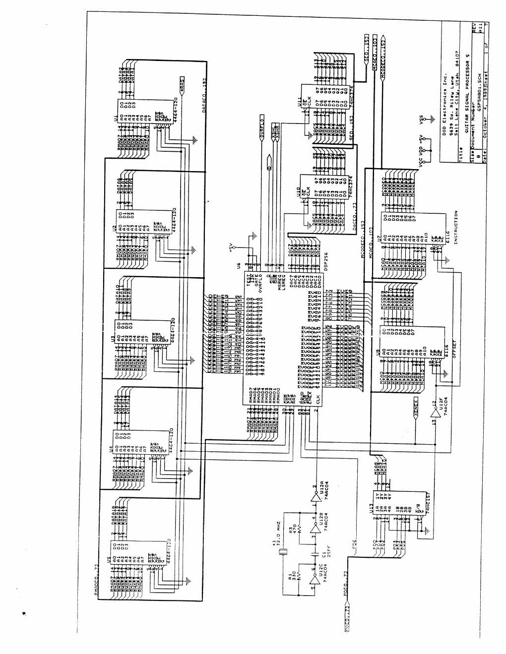 digitech gsp 5 schematics