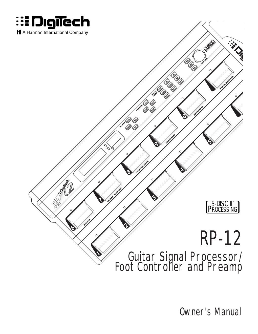 digitech rp 12