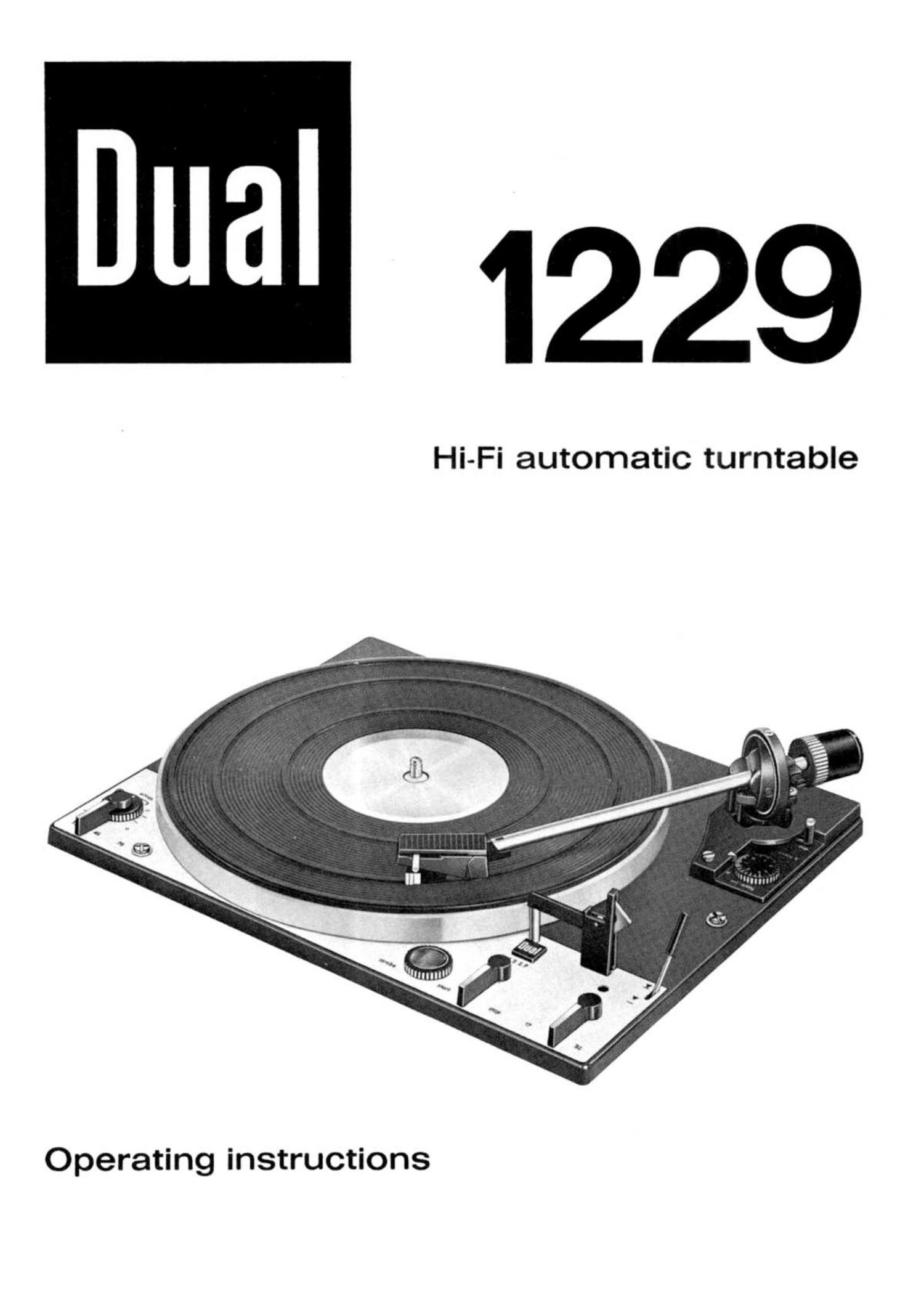 Dual 1229 Owners Manual 2