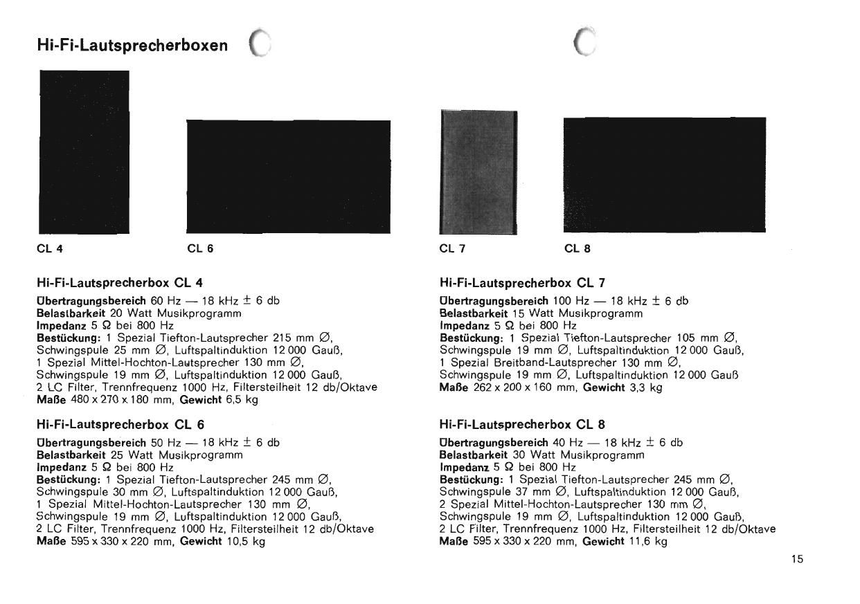 Dual CL 4 CL 6 CL 7 CL 8 Brochure