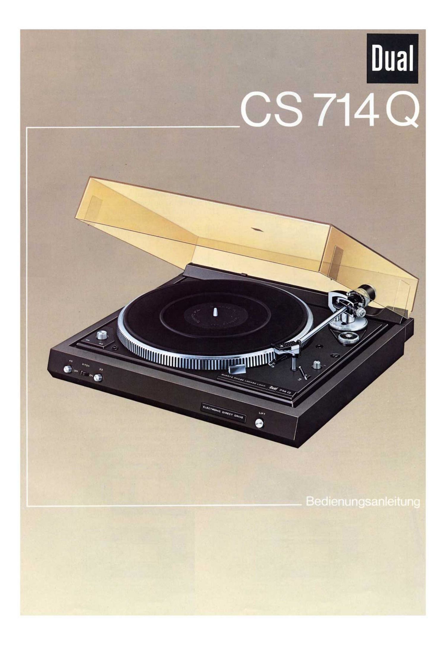 Dual CS 714 Q Owners Manual 2