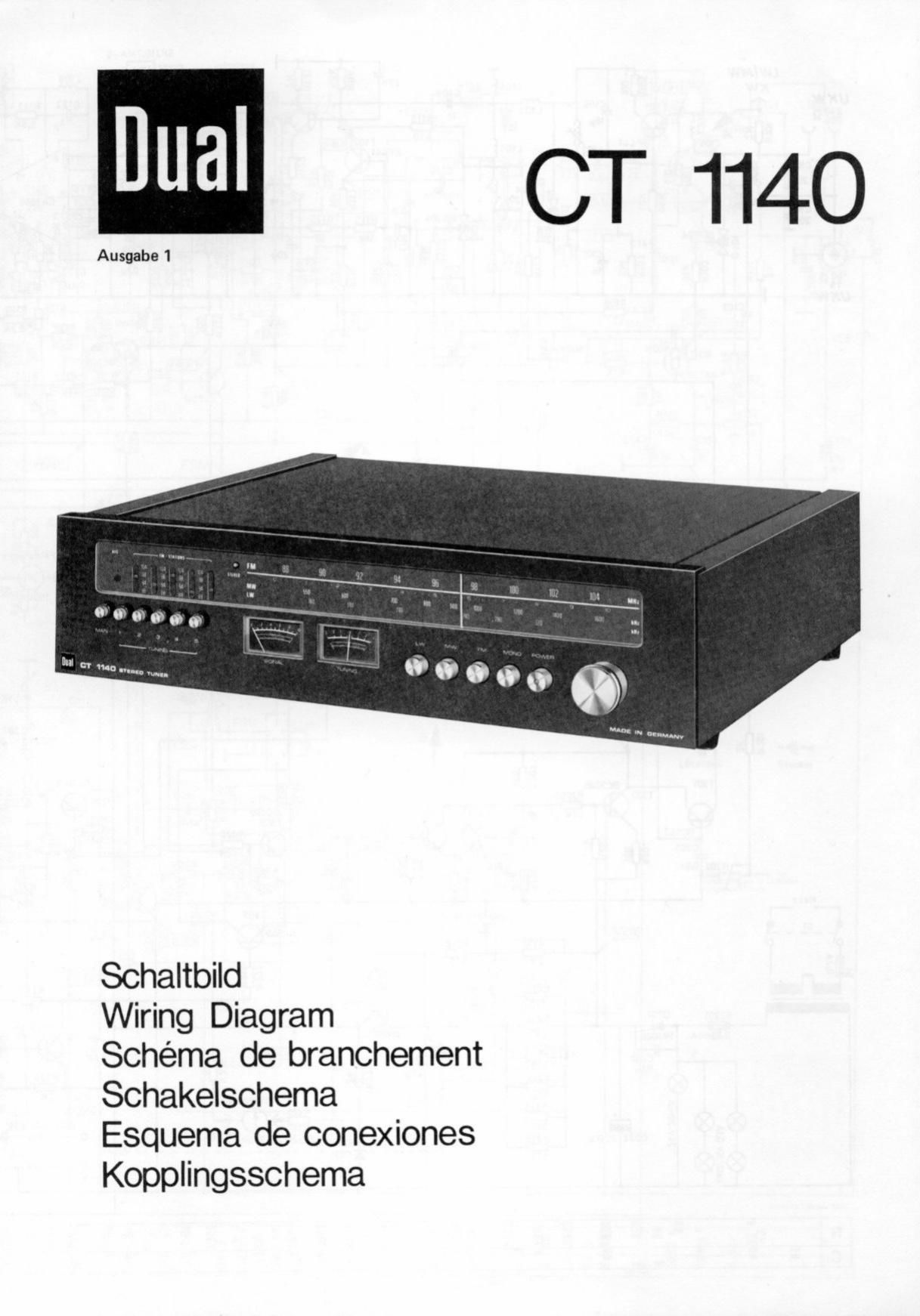 Dual CT 1140 Schematic