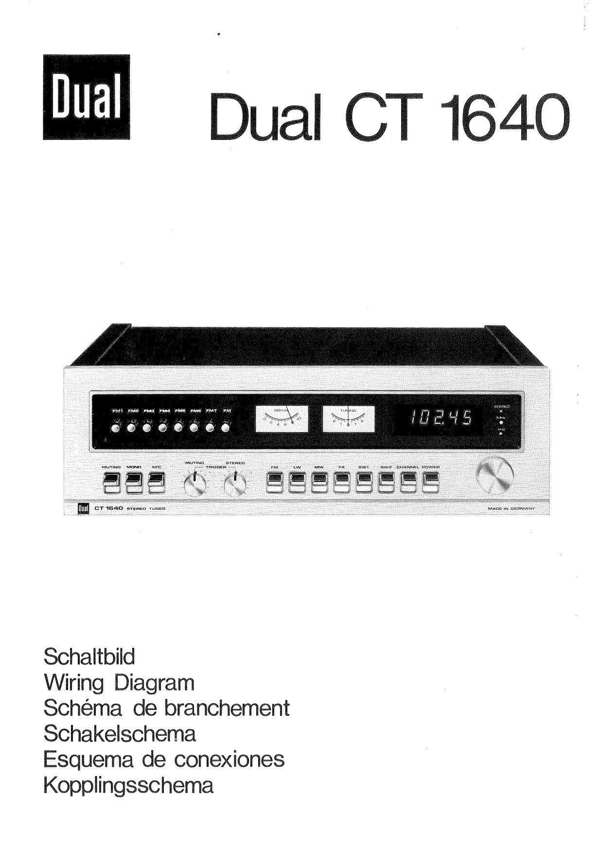 Dual CT 1640 Schematic