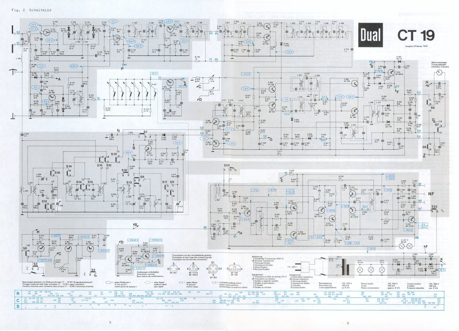 Dual CT 19 Schematic