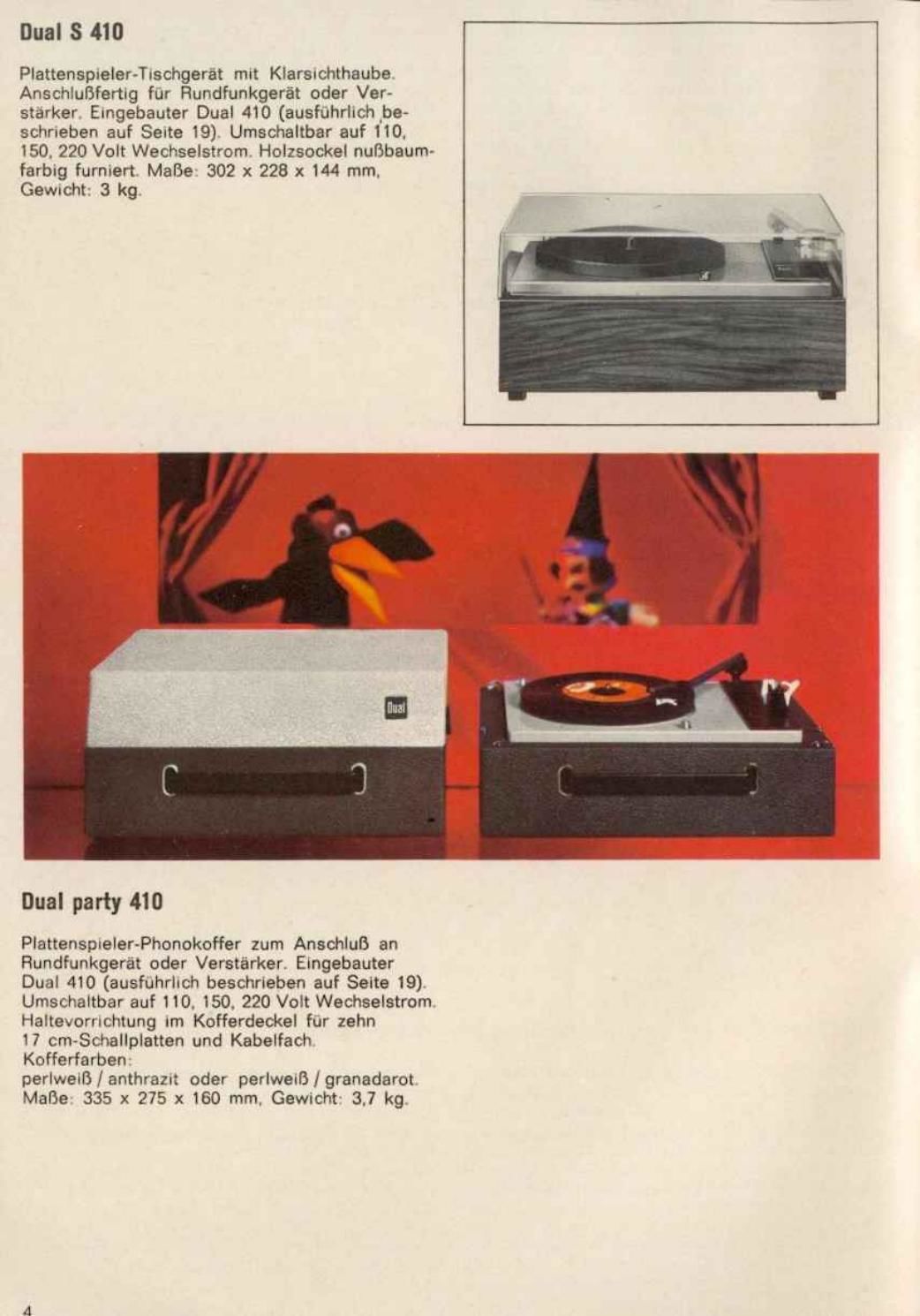 Dual 1965 Catalog