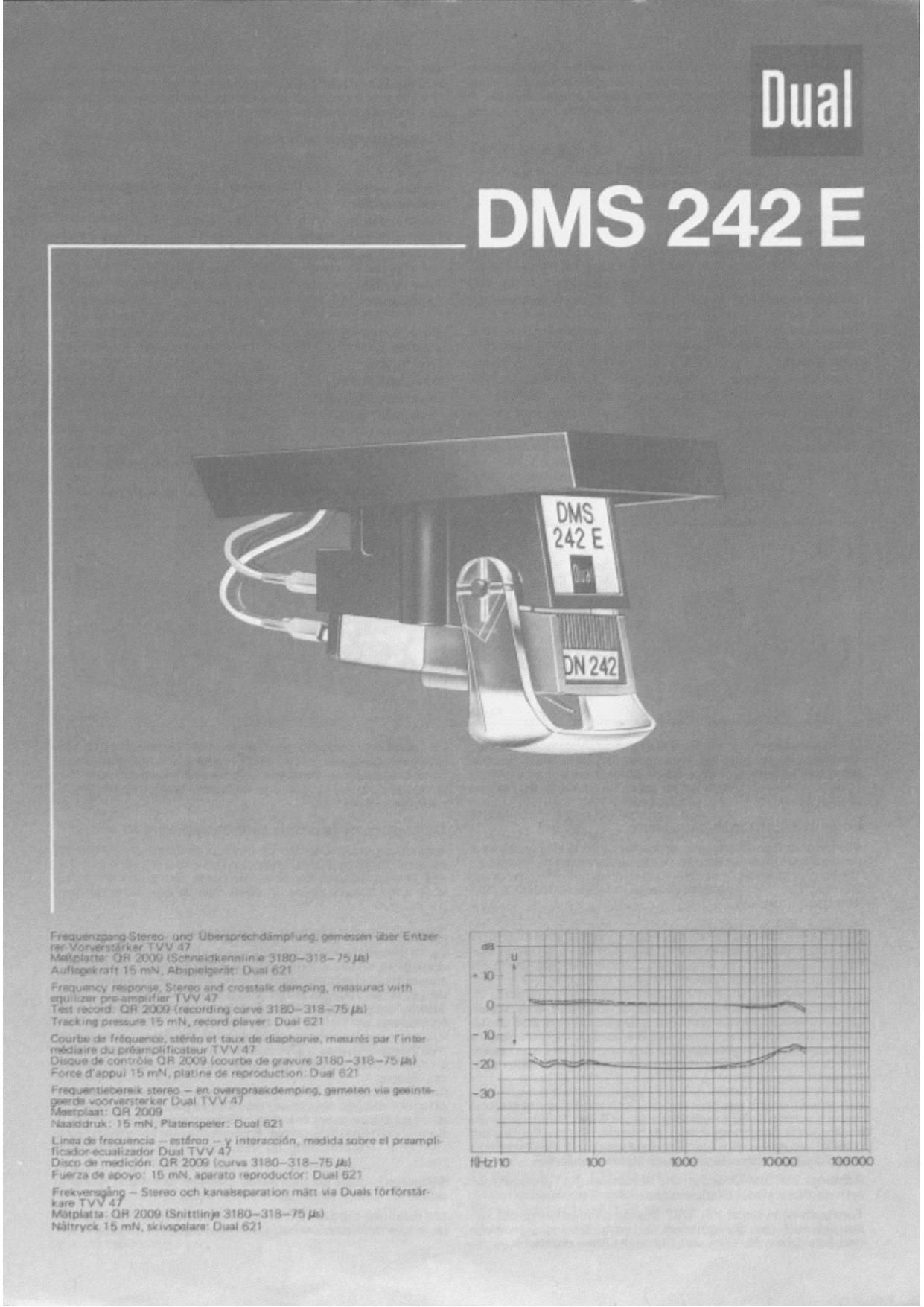 Tonnadel für DMS 242 E System von DUAL
